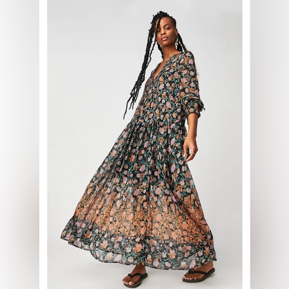 25-FREE PEOPLE SEE IT THROUGH DRESS - Picture 5 of 5